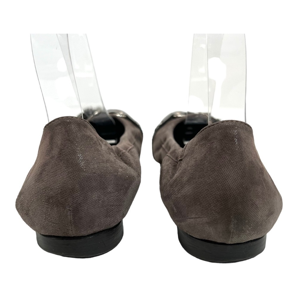 AGL Attilio Giusti Leombruni Brown Leather Cap Toe Flats Women’s 38 - Picture 7 of 13